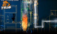 锅炉燃煤装配过程演示动画